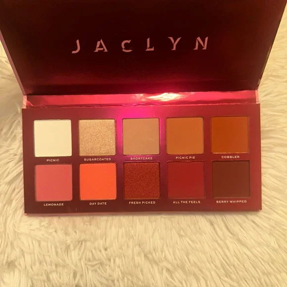 Jaclyn Cosmetics Strawberry Eyeshadow Palette - Pink and Red - Picture 3 of 4